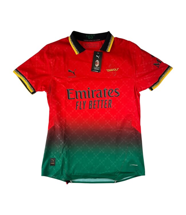 Off-White Off-White Puma AC Milan Jersey Red/Green