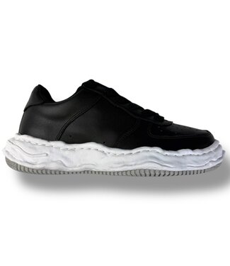 MMY Maison Mihara Yasuhiro Wayne Low OG Sole Basket Leather Black Size 7