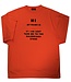 Balenciaga Balenciaga Oversized "If Lost" Tee Orange Size XS