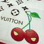 Louis Vuitton S/S 2005 Louis Vuitton Murakami Cherry White Monogram Bandana