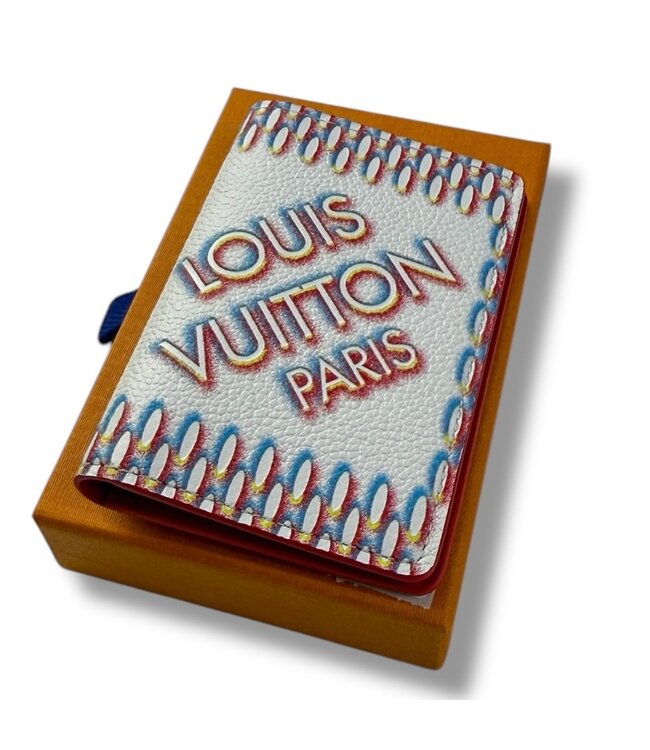 Louis Vuitton 2022 Virgil Louis Vuitton Pocket Organizer White Damier Spray