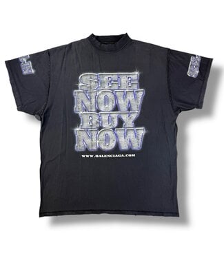 Balenciaga Balenciaga See Now Buy Now Distressed Tee Size 3