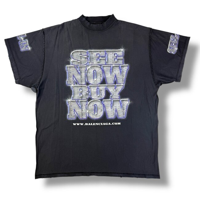 Balenciaga Balenciaga See Now Buy Now Distressed Tee Size 3