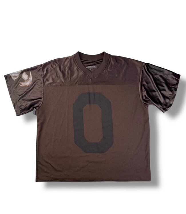 Travis Scott Travis Scott Utopia Brown Football Jersey Size Large