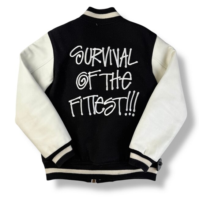 A Bathing Ape Bape x Stussy Varsity Jacket Size Small