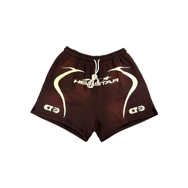 Hellstar Hellstar Warm Up Shorts Brown