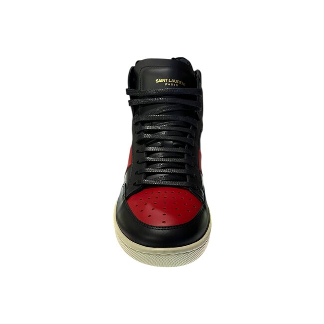 Yves Saint Laurent Saint Laurent Paris Red High Top Sneaker