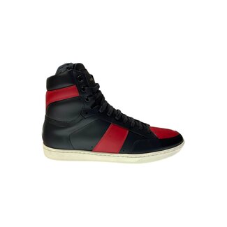 Yves Saint Laurent Saint Laurent Paris Red High Top Sneaker
