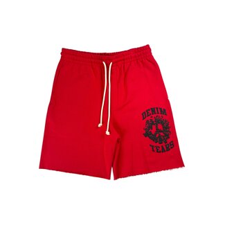 Denim Tears Denim Tears University Sweatshorts Red/Black
