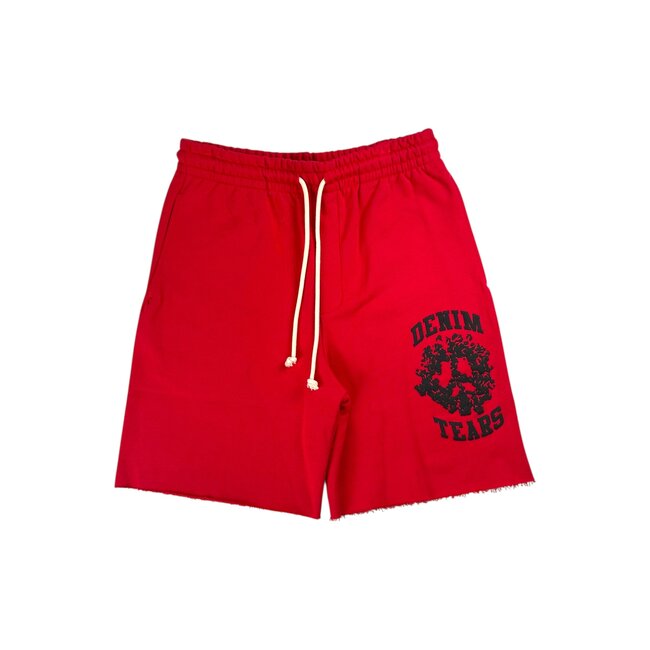 Denim Tears Denim Tears University Sweatshorts Red/Black