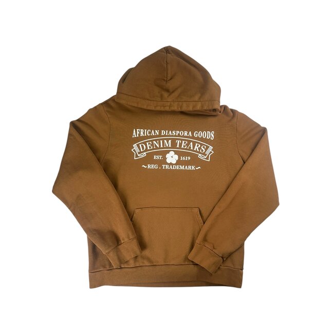 Denim Tears Denim Tears ADG Hoodie Washed Brown