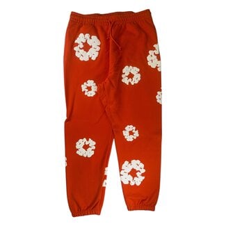 Denim Tears Denim Tears Cotton Wreath Sweatpants Orange