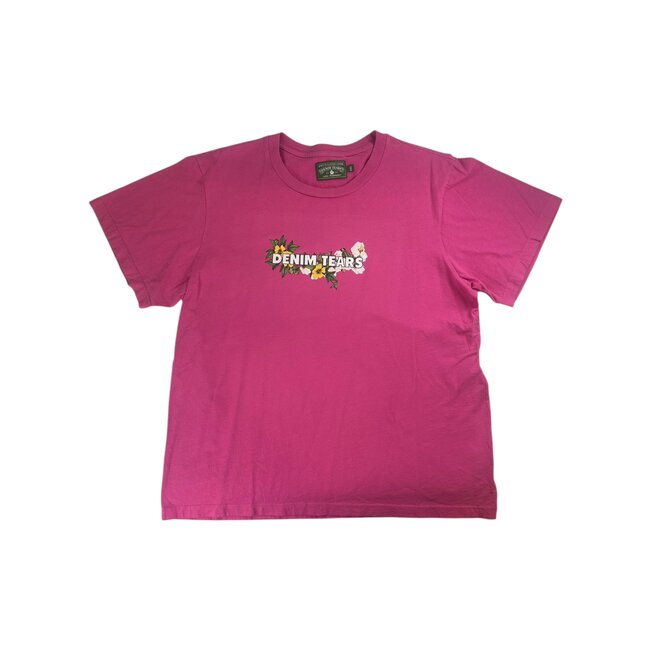 Denim Tears Denim Tears Logo Tee Pink