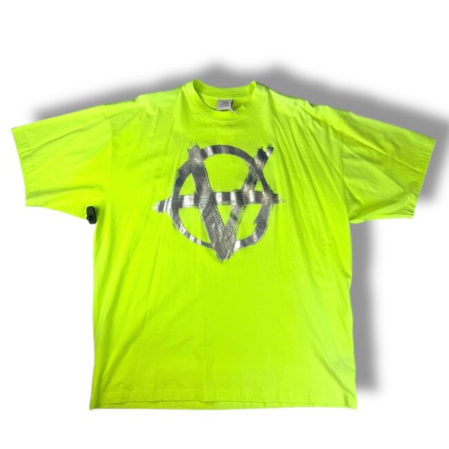 Vetements Vetements Neon Anarchy Oversized Tee Size Medium (Fits XL)