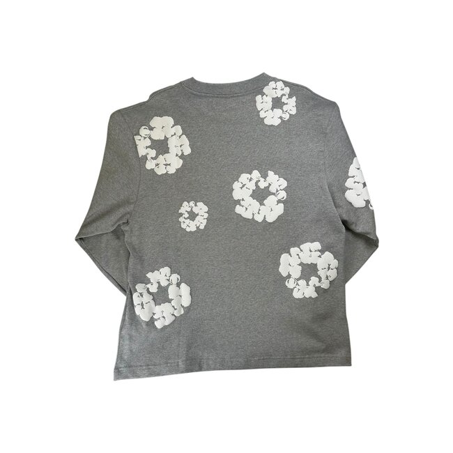 Denim Tears Denim Tears Long Sleeve Cotton Wreath T-shirt Grey