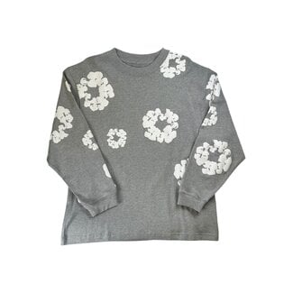 Denim Tears Denim Tears Long Sleeve Cotton Wreath T-shirt Grey