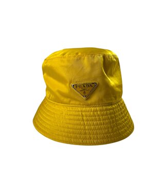 Prada Prada Re-Nylon Bucket Hat Yellow