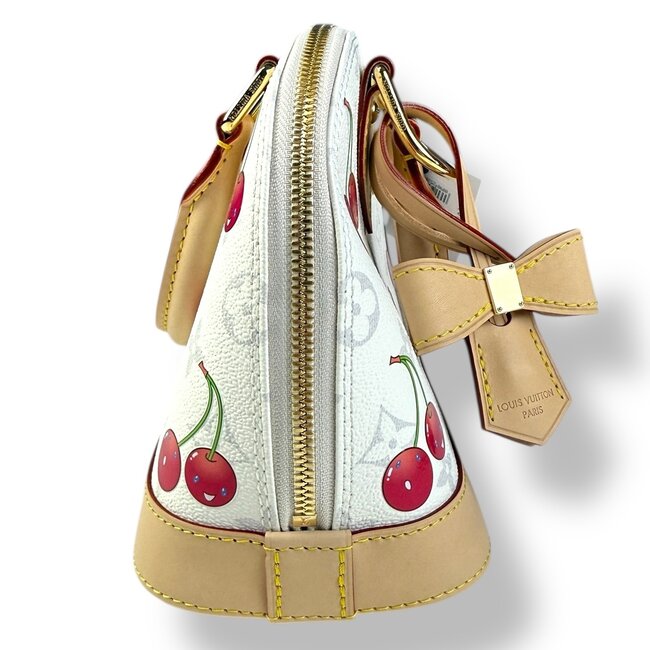 Louis Vuitton Louis Vuitton Murakami Cherry White Monogram Alma BB