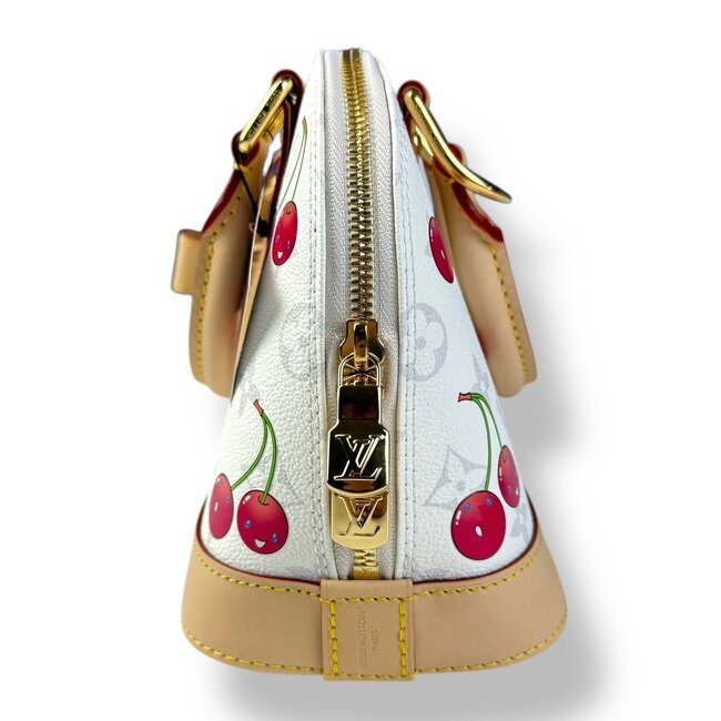 Louis Vuitton Louis Vuitton Murakami Cherry White Monogram Alma BB