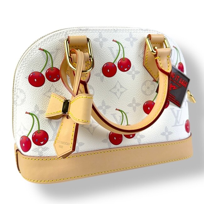 Louis Vuitton Louis Vuitton Murakami Cherry White Monogram Alma BB