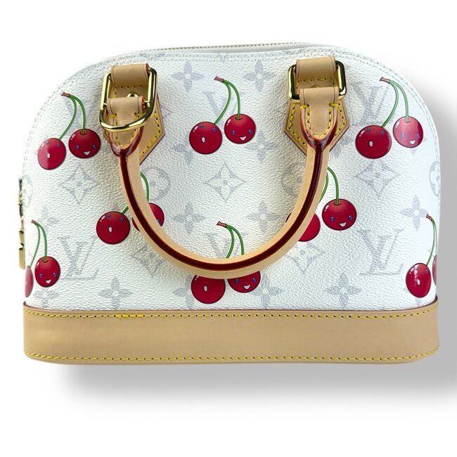 Louis Vuitton Louis Vuitton Murakami Cherry White Monogram Alma BB