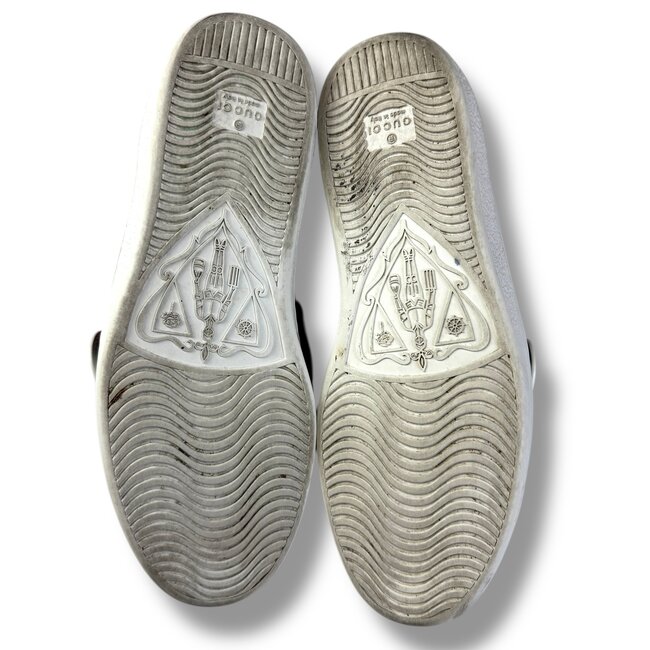 Gucci Gucci Ace High Web Panther Strap Sneaker Size US 8