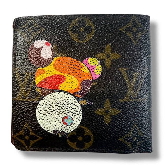 Louis Vuitton 2006 LV x Murakami Panda Marco Monogram Wallet