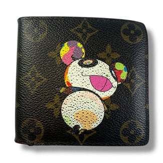 Louis Vuitton 2006 LV x Murakami Panda Marco Monogram Wallet