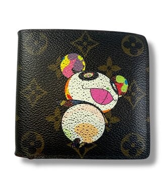 Louis Vuitton 2006 LV x Murakami Panda Marco Monogram Wallet
