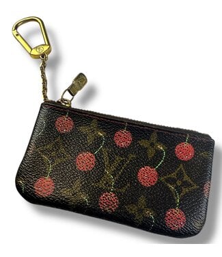 Louis Vuitton 2005 LV x Murakami Cherry Monogram Pochette Cles Coin Case
