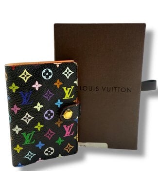 Louis Vuitton 2003 LV x Murakami Multicolor Carnet De Bal Mini Black