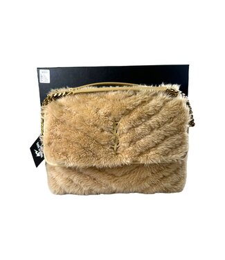 Yves Saint Laurent YSL Niki Medium Shearling Bag