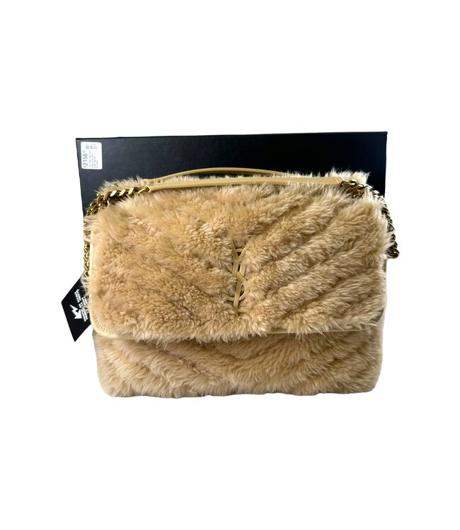 Yves Saint Laurent YSL Niki Medium Shearling Bag