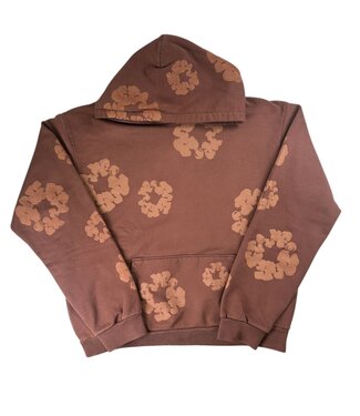Denim Tears Denim Tears Mono Wreath Brown Hoodie