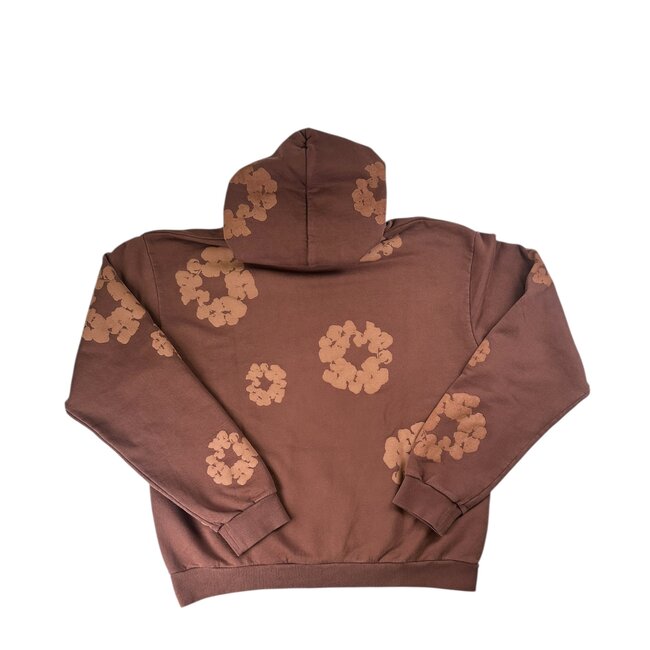 Denim Tears Denim Tears Mono Wreath Brown Hoodie