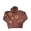 Denim Tears Denim Tears Mono Wreath Brown Hoodie