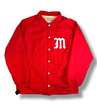 Saint Michael Saint Michael Red Coach Jacket Size Large