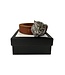 Gucci Calfskin Brass Feline Buckle Belt