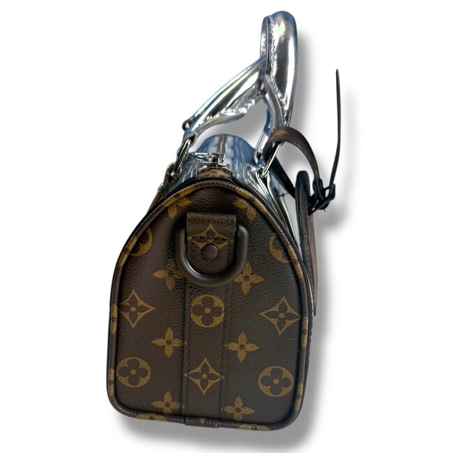 Louis Vuitton 2023 Louis Vuitton Keepall Bandouliere 25 Metallic
