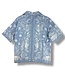 Amiri Amiri Distressed Bleached Button-Up Size Large