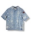 Amiri Amiri Distressed Bleached Button-Up Size Large