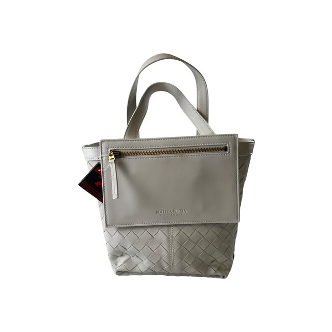 Bottega Veneta Bottega Veneta Small Flip Flap Leather Tote