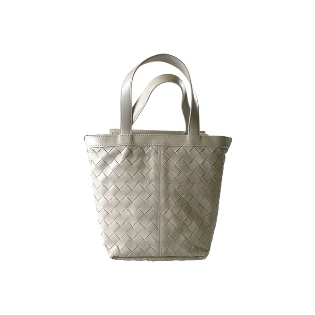 Bottega Veneta Bottega Veneta Small Flip Flap Leather Tote