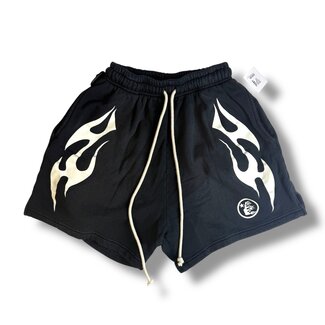 Hellstar Hellstar Black/White Flame Shorts
