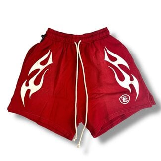 Hellstar Red/White Flame Shorts