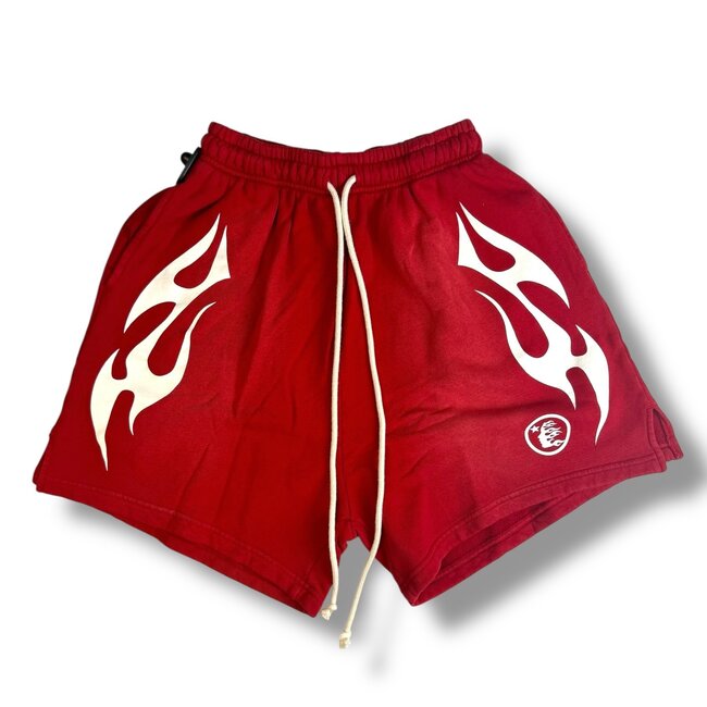 Hellstar Red/White Flame Shorts