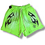 Hellstar Hellstar Green/Black Flame Shorts