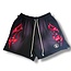 Hellstar Hellstar Black/Red Flame Shorts