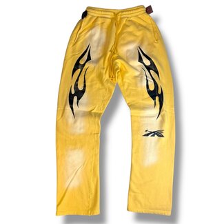 Hellstar Hellstar Yellow Mini Logo Relax Fit Sweatpants