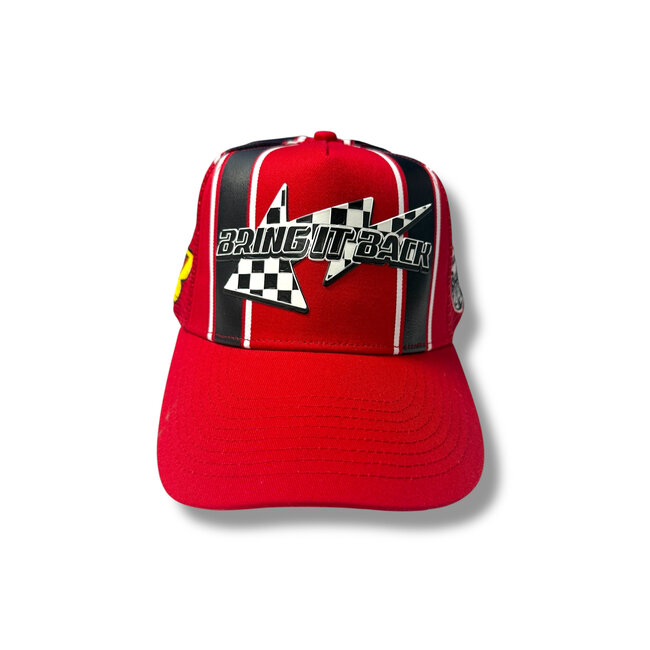 Bring It Back Las Vegas Bring It Back Racing Stripe Red Hat